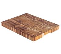 Tramontina Tabla de Madera Teca certificada para Cortar y Servir Cubus Churrasco Premium 50 x 38 cm