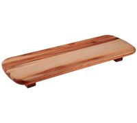 Tramontina Tabla de Madera Teca Certificada para Servicio y Presentación con Patas Provence 50 x 18 cm