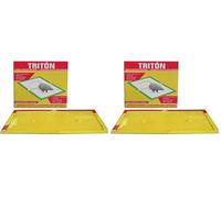 Trampa Adhesiva para Ratas y Ratones Triton 24,5x18,5 cm (Paquete de 2)