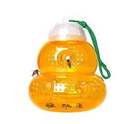 Trampa para avispas, atrapador de avispas, trampa para abejas, colector de avispas para colgar en el jardín, trampa para moscas de frutas, trampas para chaquetas amarillas para interiores y exteriores