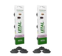 Trampa para Cucarachas ZOTAL LETAL - Pack de 2 Unidades - Estuche 3 Unidades | Gel Insecticida con Imidacloprid | Elimina Colonias | Interior y Exterior | Fácil de Usar