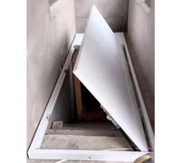 Trampilla de Acceso Oculta a Medida para Suelo | Puerta de Entrada Oculta para Espacio de Acceso Restringido con Elevador de succión, Montaje Empotrado, para reformas residenciales (76 x 111