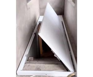 Trampilla de Acceso Oculta a Medida para Suelo | Puerta de Entrada Oculta para Espacio de Acceso Restringido con Elevador de succión, Montaje Empotrado, para reformas residenciales (71 x 66