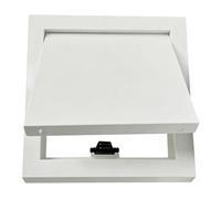 Trampilla De Inspección, Placa De Cubierta Integrada En El Perfil | Cerradura magnética, marco de aluminio, resistente, for paneles de yeso, techo, fácil de instalar(White,40x50cm)