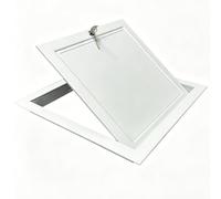Trampilla Pladur de Aluminio con Cerradura para Pared, Impermeable