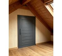 Trampilla Pladur Panel de Acceso con Cierre y Junta de Sellado Silenciosa, Tapa de Registro para Pared y Techo de Fontanería y Electricidad, Puerta de Ático Oculta(Grey,20x30in/51x76cm)