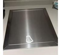 Trampilla Pladur Panel de Acceso con Pestillo de Presión para Suelo, Pared o Techo, Puerta de Acceso para Barbacoa de Acero Inoxidable 304 Impermeable, Escotilla de Inspección(12x16in(300x400mm))
