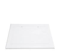 Trampilla Pladur Panel de acceso for paneles yeso, puerta ABS con bisagras, puerto inspección, escotilla tipo empuje pared, Hardware for el hogar, 1 ud(150x150mm)