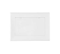 Trampilla Pladur Panel de acceso for puertas paneles yeso, orificio inspección, pared, techo, cubierta escotilla blanca, puerto tipo empuje plástico(100x150mm)