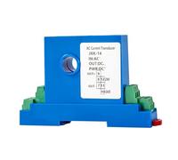 transductores, Sensor de corriente CA/CC 4 mm apertura, entrada 0-5 A y 10 A, convertidor señal analógica 0-10 V 4-20 mA, 220 CA. Alimentación:(Dc 010a,420mA)