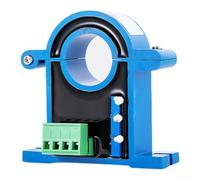 Transformador de corriente de apertura, efecto Hall AC/DC 0 - 300 A, 4-20 mA, DC24 V, salida para aire acondicionado e iluminación, control de carril DIN JXK-7-VD-25 (DC0-200A)
