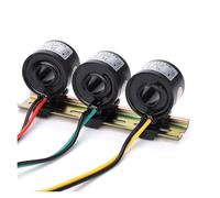 Transformador de corriente en miniatura, medidor eléctrico tipo Mini carril, trifásico, resistente al agua, clase 0,5, 3 uds.(30A(5A) 3PCS)