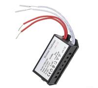 Transformador electrónico de 220 V a 12 V para lámparas halógenas y xenón, regulable, compatible con control remoto, color negro (200 W)