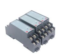 Transmisor aislador de señal de voltaje CA de 24 V CC, 1 entrada, 1 salida, entrada CA 0-1000 V, 4-20 mA, salida 0-10 V, acondicionador de señal de voltaje(DC12V POWER SUPPLY_0-5V OUTPUT)