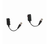 Transmisor Balun de Vídeo HD de 8 MP, Multicompatibilidad, Transferencia de Señal de Vídeo en Tiempo Real para Sistemas de Cámaras de Seguridad, Paquete de 2