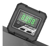 Transportador magnético LCD Level Box con indicador | Buscador de ángulos digital con base magnética y un rango de medición de 4 x 90 grados para construcción casa maquinaria