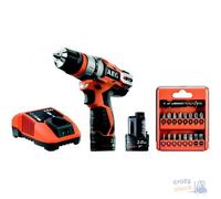 Trapano Atornillador Aeg BBS12C2-202 Bkit1 12 Volt 2 Baterías Litio 2,0 Ah