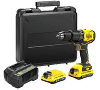 Stanley Taladro percutor SFMCD715D2K-QW 18V Brushless V20 2 baterías 2Ah con cargador y maletín