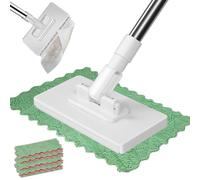 Trapeador De Limpieza De Cocina - Trapeador De Toalla Facial Con 4 Paños De Repuesto | Mopas De Limpieza Suelos Para La Oficina, El Hogar, Cocina, Azulejos, Madera Dura, Madera, Cerámica, Laminado