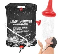 Traxenta 20 litros Ducha portatil, duchas portatiles para Camping, Bolsa de Ducha portatil con Manguera Extraíble y Encendido/Apagado,Ducha portatil Agua Caliente para Acampar y Hacer Caminatas