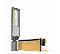TRAXON LUXPOINT® Luminaria LED de Alumbrado Vial- Reinhold 50W 7500lm Luz Neutra 4000K IP65, Ángulo 80° Aluminio, Uso Exterior, 5 Años de Garantía (Luz neutra 4000K, 50 Watios)