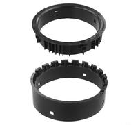 Trayneel Anillo de retención exterior interior para soplador de nieve de repuesto para modelos Murray 337227MA 585193MA compatibles con anillos de retención de conducto negro, 2 piezas de fácil