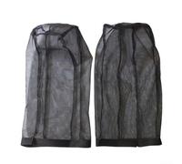 Trayneel Bolsa de pelusa para ventilación de secadora, paquete de 2 trampas de poliéster para exteriores e interiores, tubos de ventilación de 4 pulgadas de diámetro, codos y campanas, se adapta a