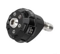 Trayneel Boquilla de lavado a presión 6 en 1 4500 PSI patrones de pulverización ajustables Conector rápido ForKarcher Lavadoras a presión Boquilla giratoria de filtro de latón de acero inoxidable