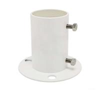 Trayneel Bridas de Acero Inoxidable para Cubierta de Piscina, Base para barandilla de Escalera de 1 5 Pulgadas, fijación con Tornillos estándar para Uso Marino y en Piscinas.