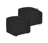 Trayneel Funda impermeable para silla mecedora de jardín, tela Oxford 210D, protector de muebles de patio al aire libre, resistente a los rayos UV, resistente al viento, cordón para reclinable, silla