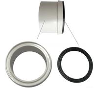 Trayneel Kit de unión de células de clorador de sal de 2 pulgadas para Hayward AquaRite T3 Generador de sal Conectores de PVC con nitrilo Orings piscina Spa Juego de adaptadores de PVC sin fugas