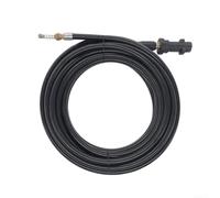Trayneel Manguera de limpieza de drenaje de alta presión con cabezal de resorte para lavadora a presión Karcher K2 K3 K4 K5 K6 Manguera de limpieza de tuberías de alcantarillado de PVC flexible de 15