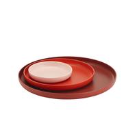 Trays Juego de Bandejas con 3 Rojo