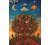 Tree of Life Undated Planner: Monthly, Weekly & Daily Organizer with Goals & Budget Tracker: 7" x 10" Address page and notes pages
