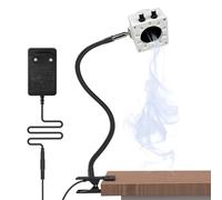 Treedix Ventilador de extracción de vapor de soldadura con luz LED regulable y potencia de succión, 15 filtros de carbón activo para soldar, soldar, quemar madera y soldadura fuerte (mujer)