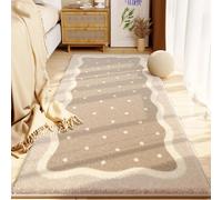 Treer Alfombra Salón Antideslizante, Alfombras Dormitorio Polar, Estilo Minimalista Carpets, Mats Salon para Sofás, Mesitas de Noche, Decoración del Hogar (Gris 2,40x120cm)