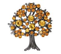 Trees of Life - Broche de cierre seguro multiusos con diseño de árboles de la vida, adorno delicado para reuniones, realzadores de atuendos elegantes, One Size, como se describe