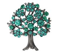 Trees of Life - Broche de cierre seguro multiusos con diseño de árboles de la vida, adorno delicado para reuniones, realzadores de atuendos elegantes, One Size, como se describe