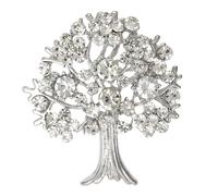 Trees of Life - Broche de cierre seguro multiusos con diseño de árboles de la vida, adorno delicado pin de solapa para reuniones, clip de ropa, talla única, como se describe