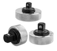 Treki 3PCS Mini Llave de Carraca de Rueda Llave de Trinquete Reversible Mini Llave de Tubo de Trinquete 1/4 "3/8" 1/2" Palma de Trinquete de Dedo Reversible Llave de Trinquete de Acero Entero