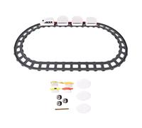 Tren de sushi para mesa de comedor | Juego de máquina rotativa eléctrica de tren de sushi con cinta transportadora de riel, comida y bandeja para servir Mesa alimentada por batería para fiesta, exhib