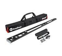 Trend AnyDoor Plantilla Modular para Bisagras de Puerta 6’8”, Sistema Ajustable para Puertas y Marcos de Madera, Bisagras Cuadradas y Radio 10 mm, Carriles de Aluminio, H/JIG/D6