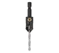Trend Snappy Avellanador de Acero para Herramientas de 12,7mm con Broca Ajustable de 3,5mm, Perfecto para Maderas Duras y Blandas, SNAP/CS/12