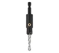 Trend Snappy - Avellanador TCT de 12,7 mm con taladro HSS de acero de 6 mm, longitud ajustable, sistema de liberación rápida, SNAP/CS/6MMTC, color plateado