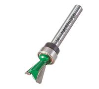 Trend CraftPro - Broca de corte de cola de milano, vástago de 1/4 pulgadas, diámetro de corte de 12,7 mm y espolón de 104 grados, punta de carburo de tungsteno, C162X1/4TC