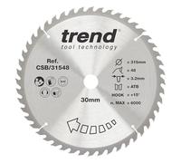 Trend CraftPro Combinación hoja de sierra circular TCT, 315 mm de diámetro x 48 dientes x 30 mm de diámetro interior, punta de carburo de tungsteno, CSB/31548
