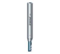 Trend CraftPro Cortador de Fresadora Recto de Doble Filo, Mango de 1/2 Pulgada, Diámetro de Corte de 9.5mm y Longitud de Corte de 31.8mm, metal duro (TCT), C015X1/2TC