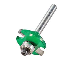 Trend CraftPro Cortador ranuras Vástago 1/4", 4,7 mm | Para ranuras limpias: 4,7 mm de corte y 9,5 mm de ranura. TCT C144X1/4TC, vástago 1/4".