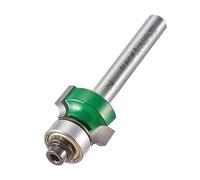 Trend CraftPro Fresa de Radio Guiada, Vástago de 1/4 Pulgada, Radio de 3mm, Longitud de Corte de 9.5mm, Incluye Múltiples Rodamientos, metal duro (TCT), C074BX1/4TC