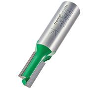 Trend CraftPro Fresa Recta 2 Flautas, Vástago 1/2, Ø10mm TCT | Para fresado de ranuras rectas con Ø10 mm y 19,1 mm de corte; placas de carburo de tungsteno C016X1/2TC
